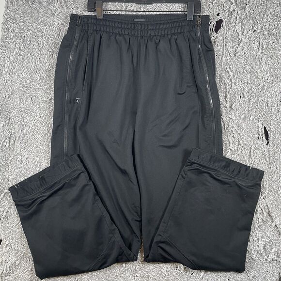 Jordan 2005 Full Zip Sweatpants Men's XXL Black Activewear Gym Basketball Sporty